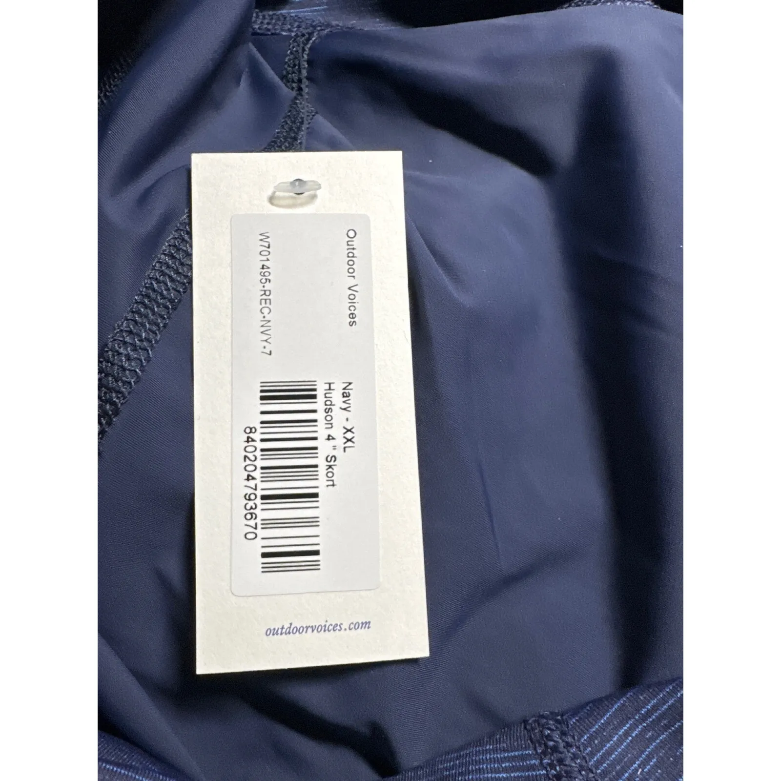 Outdoor Voices Hudson Skort Athletic Running Tennis Golf Navy XXL - Image 5