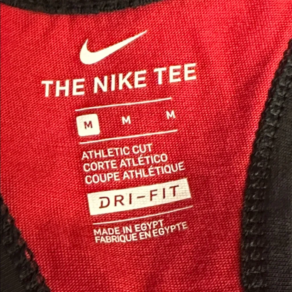 Nike Red Tank Top with Portugal Emblem Sz M - Image 8