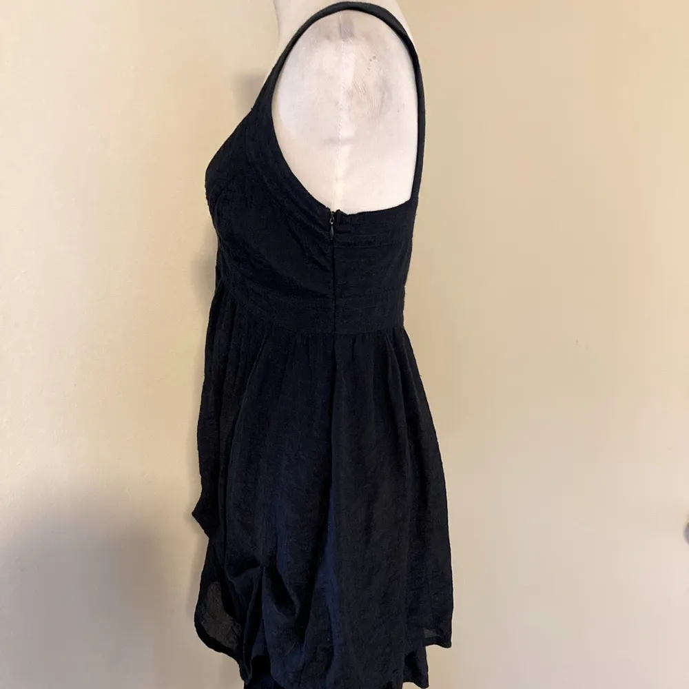 LuLu's Ya Los Angeles Dress Dark Blue Fit Full V - Image 3