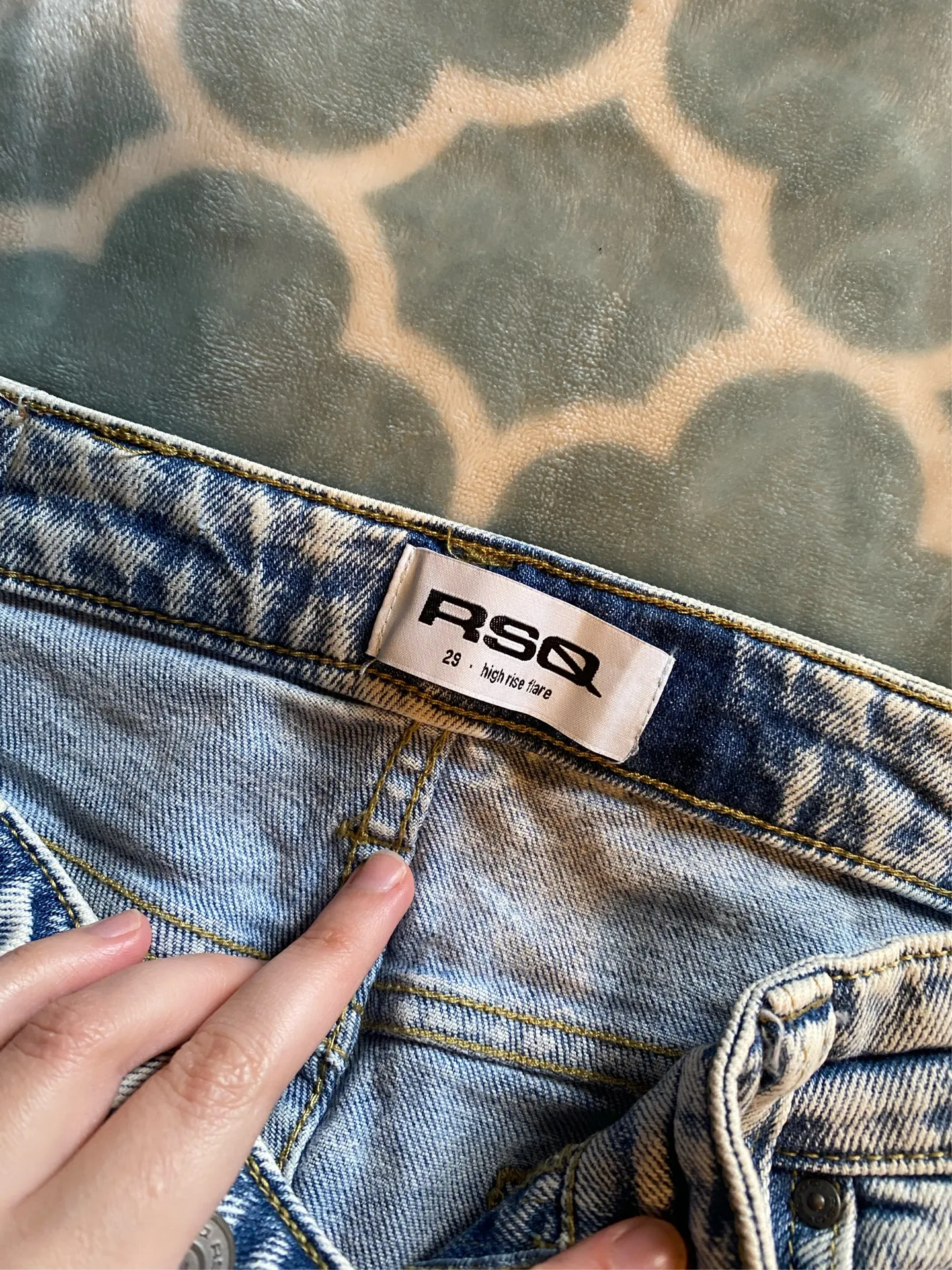 RSQ High Rise Flare Jeans - Image 5