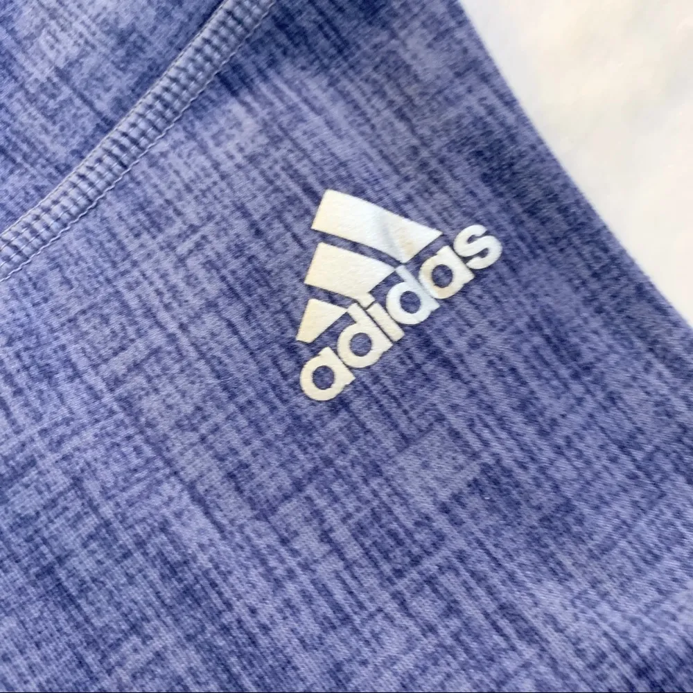 Adidas Climalite 3/4 Length Capri Leggings Size Medium Workout Athletic Fitness - Image 6