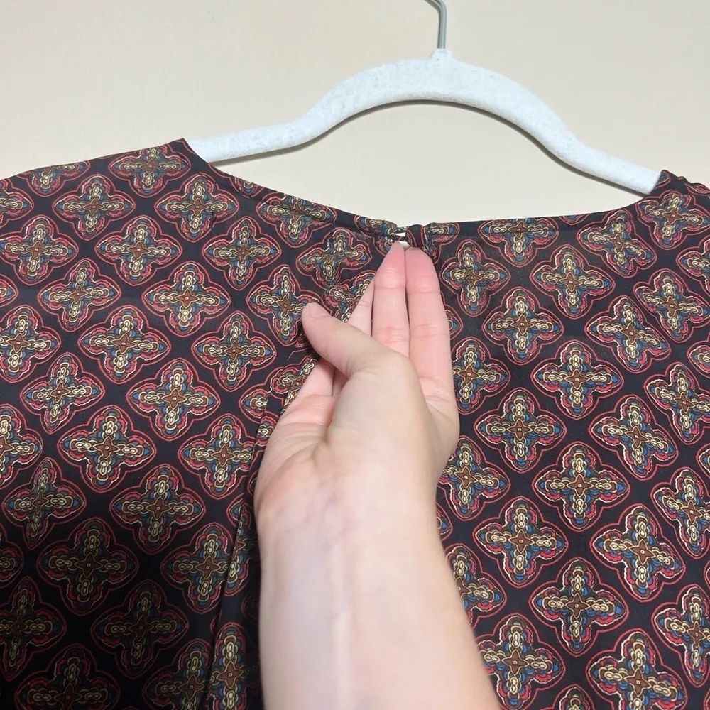 Forever 21 Long Sleeve Patterned  Romper - Image 7