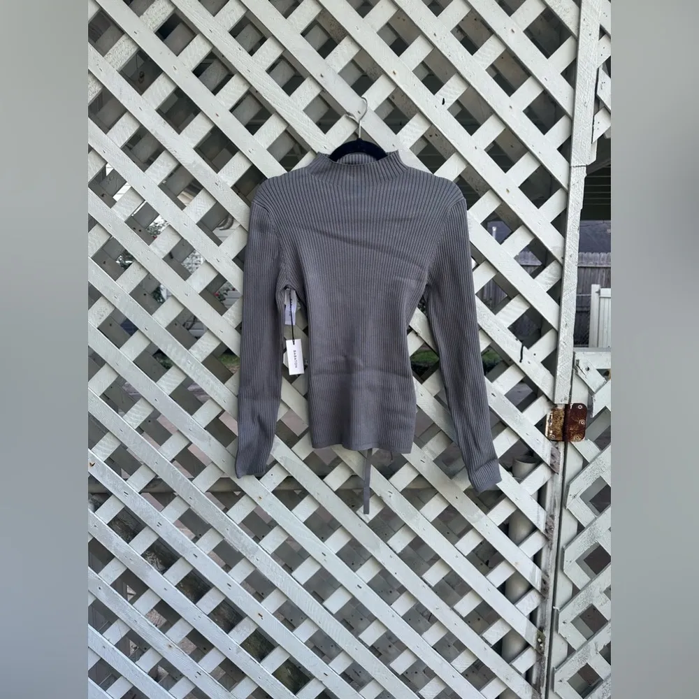 ❤️COPY - Aritzia Babaton Sculpt Knit Tie-Back Longsleeve - Image 2