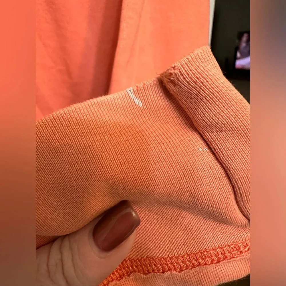 Aerie 2010 pink Peace, the world over graphic hoodie sweatshirt - Image 6