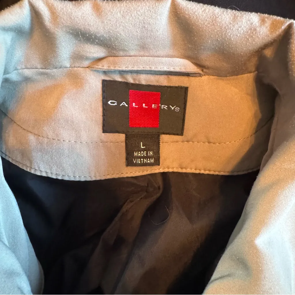 Gallery Women's Black Jacket Large L - Image 10