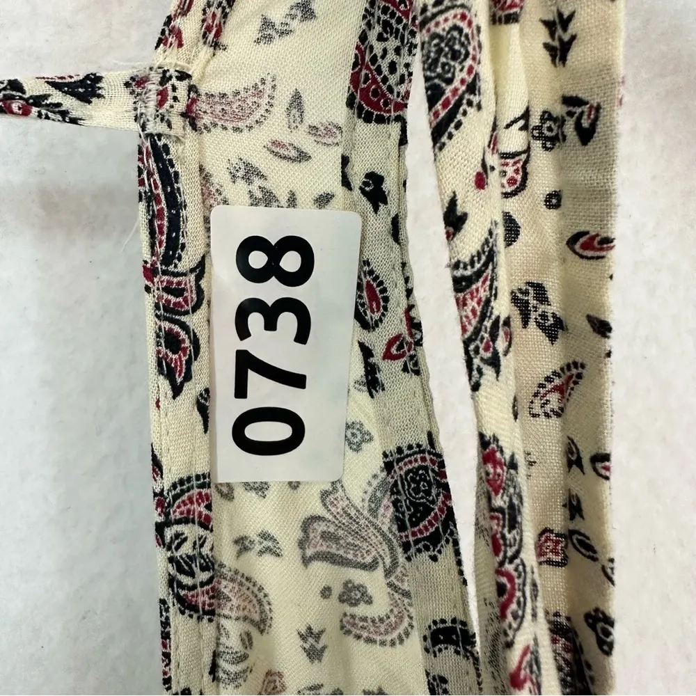 Divided H&M Bandana Print Sleeveless Mini Dress Size 6 White - Image 10