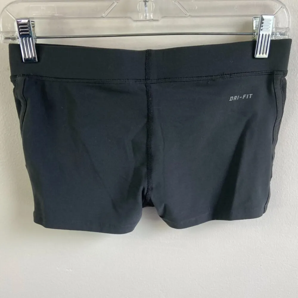 Nike Dri-Fit Black Mesh Side Active Shorts - Image 2