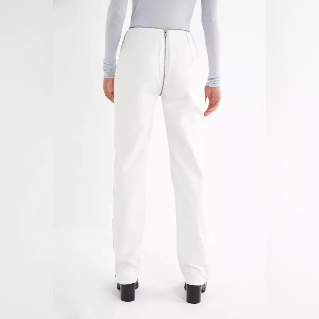 NWT I.AM.GIA Snakeskin Salt Pant in White - Image 3