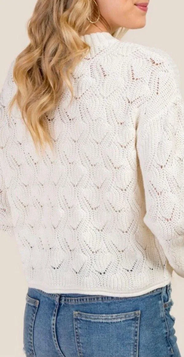 Francescas White Knit Sweater - Image 2