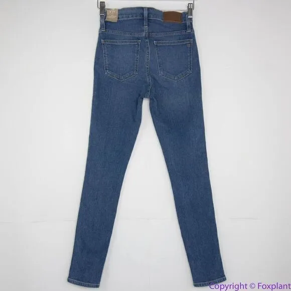 NEW Madewell 10" High-Rise Skinny Jeans in‎ Dewitt Wash: Button-Front TENCEL, 25 - Image 6