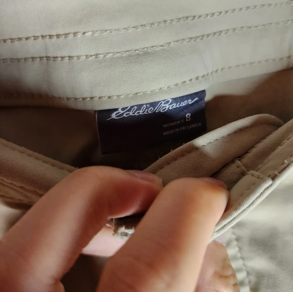 Eddie Bauer Travex Nylon Stretch Hiking Capri Cargo - Image 2