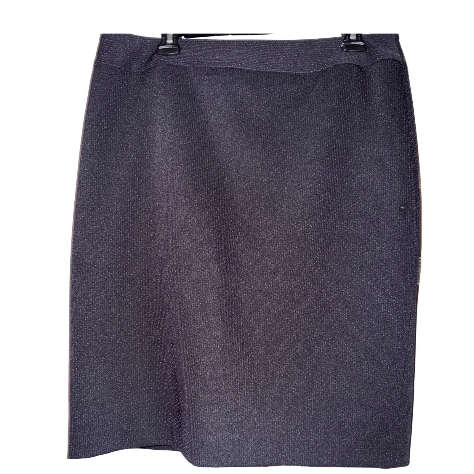 JONES NEW YORK SUIT Purple Black Pin Dot Blazer Skirt Set Size 14 - Image 4