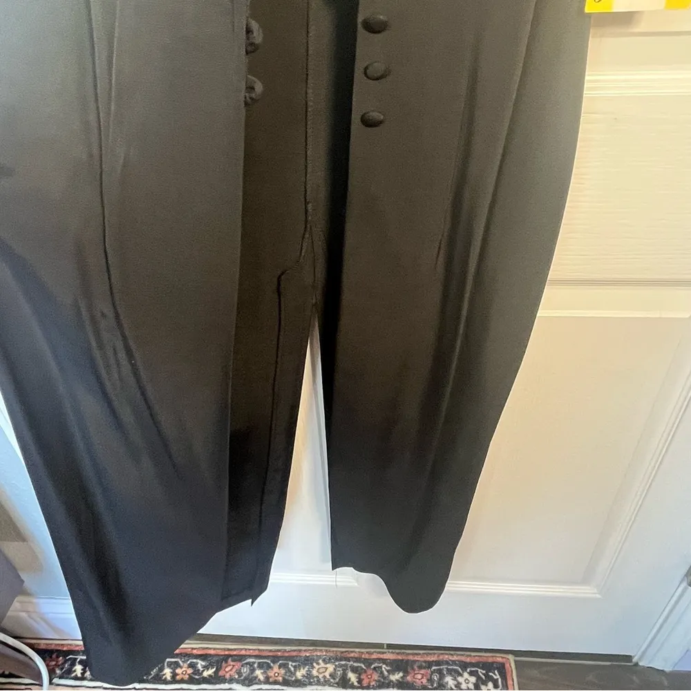 JR Nites Long Tuxedo Vest Black Sequined Collar Sz 5 / 6 NWT - Image 5