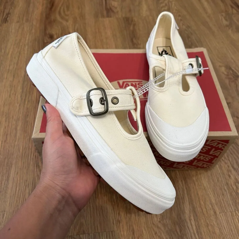 VANS Mary Jane cream beige shoes sneakers women’s 7 new - Image 2
