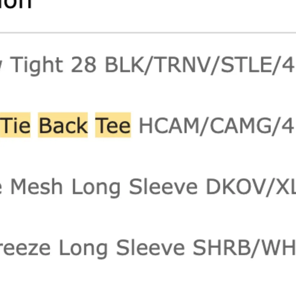 Lululemon Open Up Tie Back Tee - Image 3