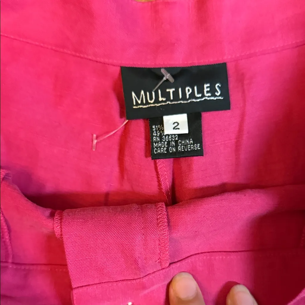 Multiples  Fuchsia Trousers - Image 2