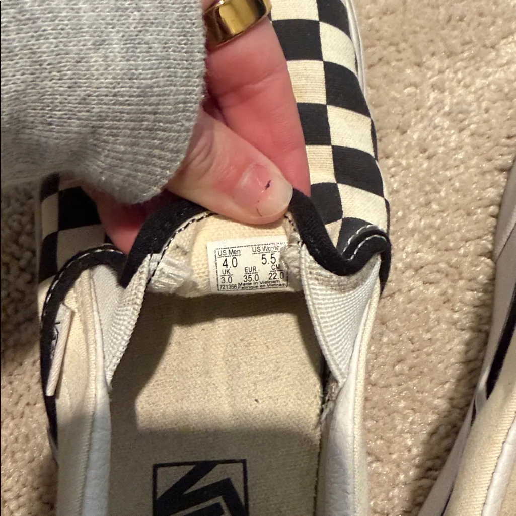 Vans Black and White Checker - Image 6