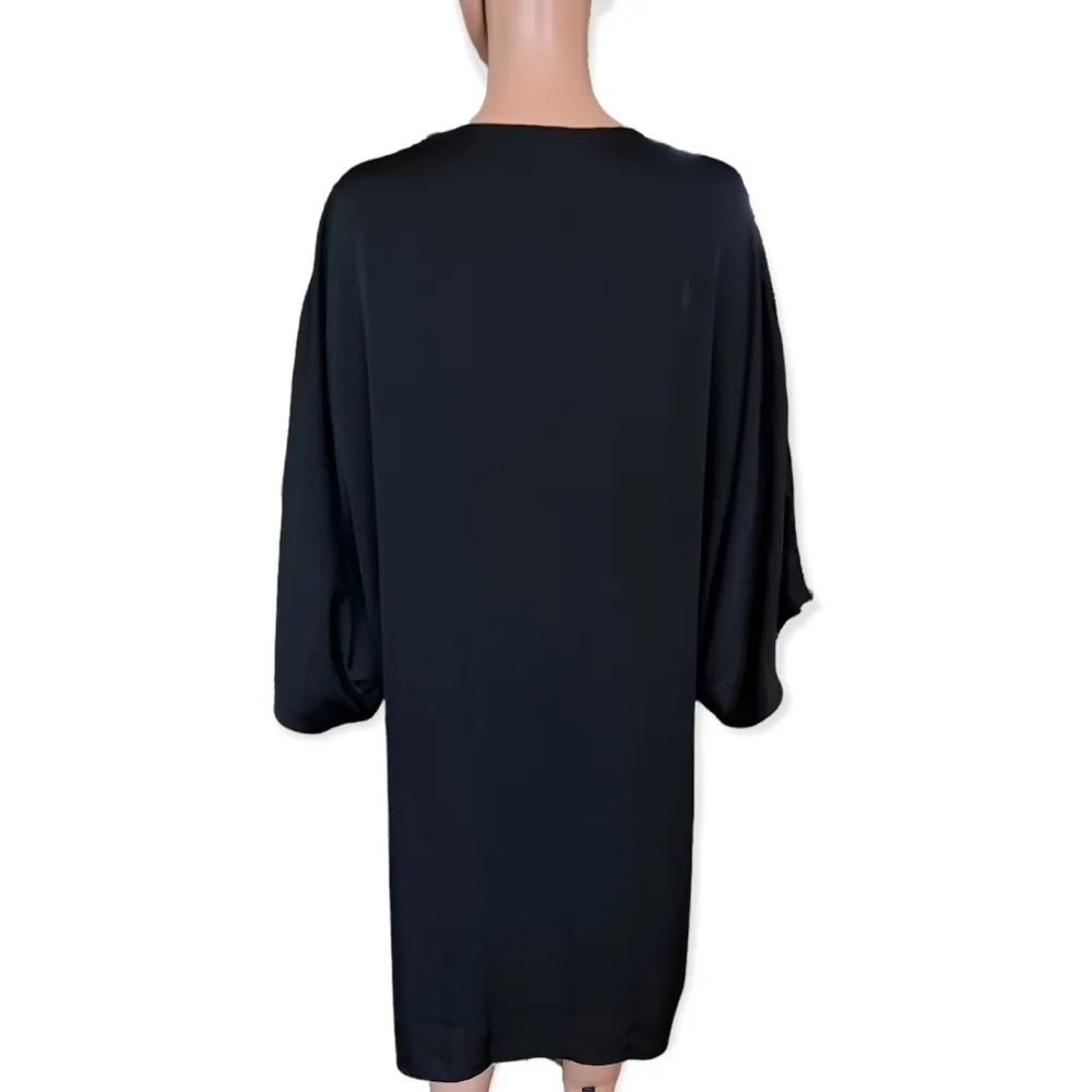 VICTORIA’S SECRET Black Lace Open Front Kimono Size M/L - Image 4