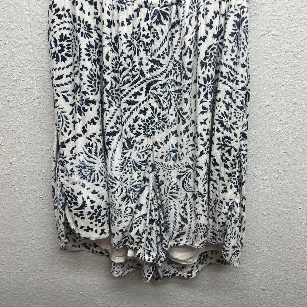 Abercrombie & Fitch Vacation  Floral Chic Coastal Beachy Boho Romper Size XS - Image 4