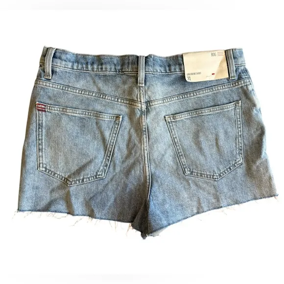 BDG denim blue Jean Mom Shorts country western boho cut off country SZ 31 - Image 2