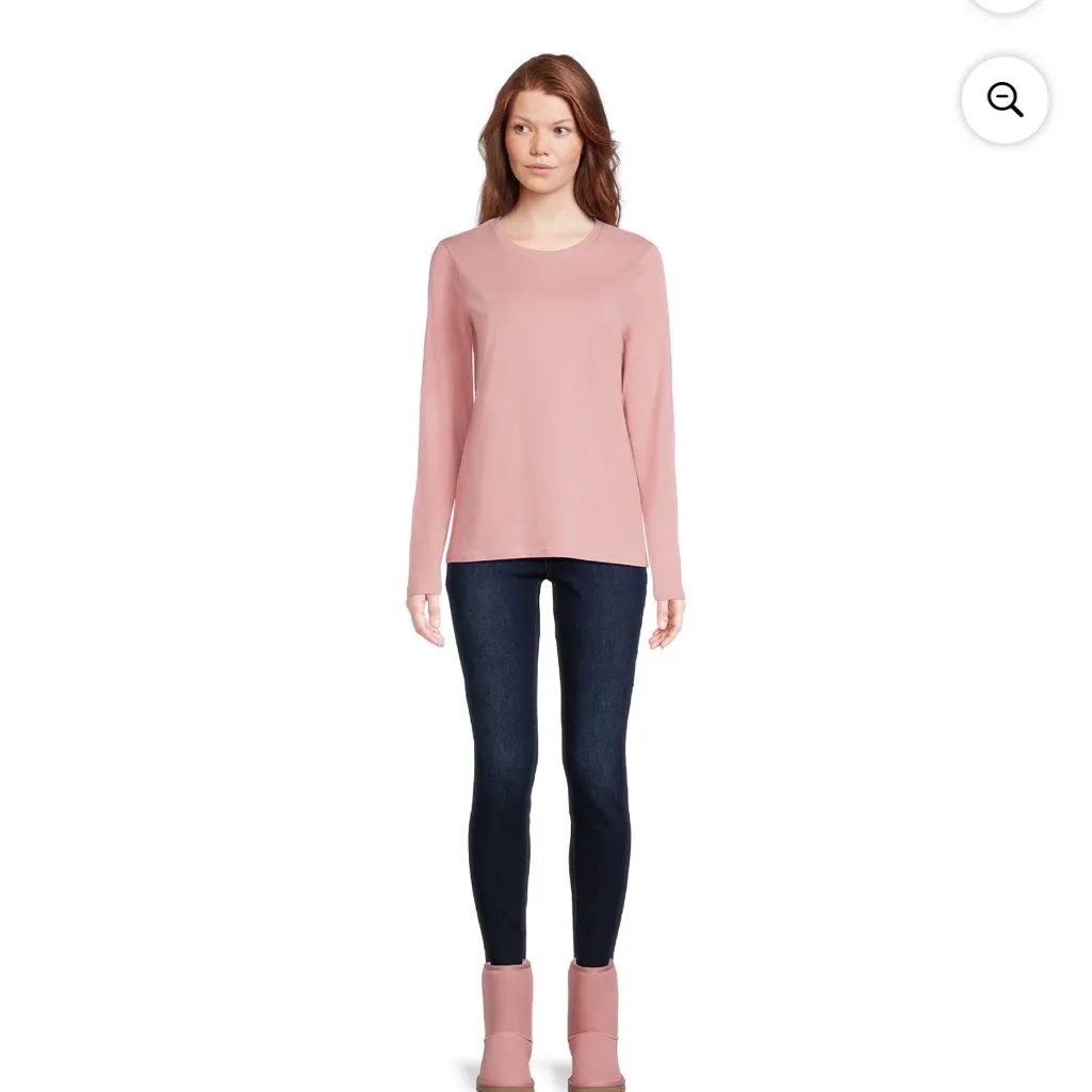 Time and Tru Women's High Rise Skinny Jeans Size 16 Short Blue - Image 4