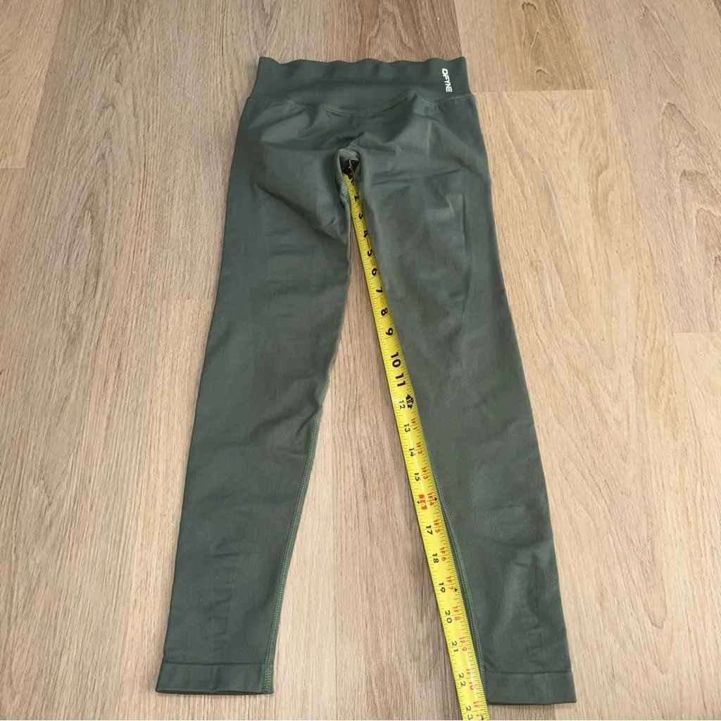 DFyne Olive Green Dynamic Leggings - Image 7