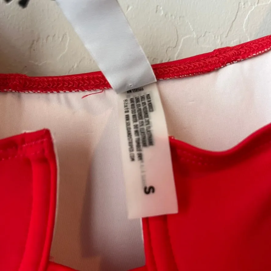 NEW Solid & Striped Re/Done Veronica Red Underwire One Piece Bodysuit Swimsuit S - Image 6