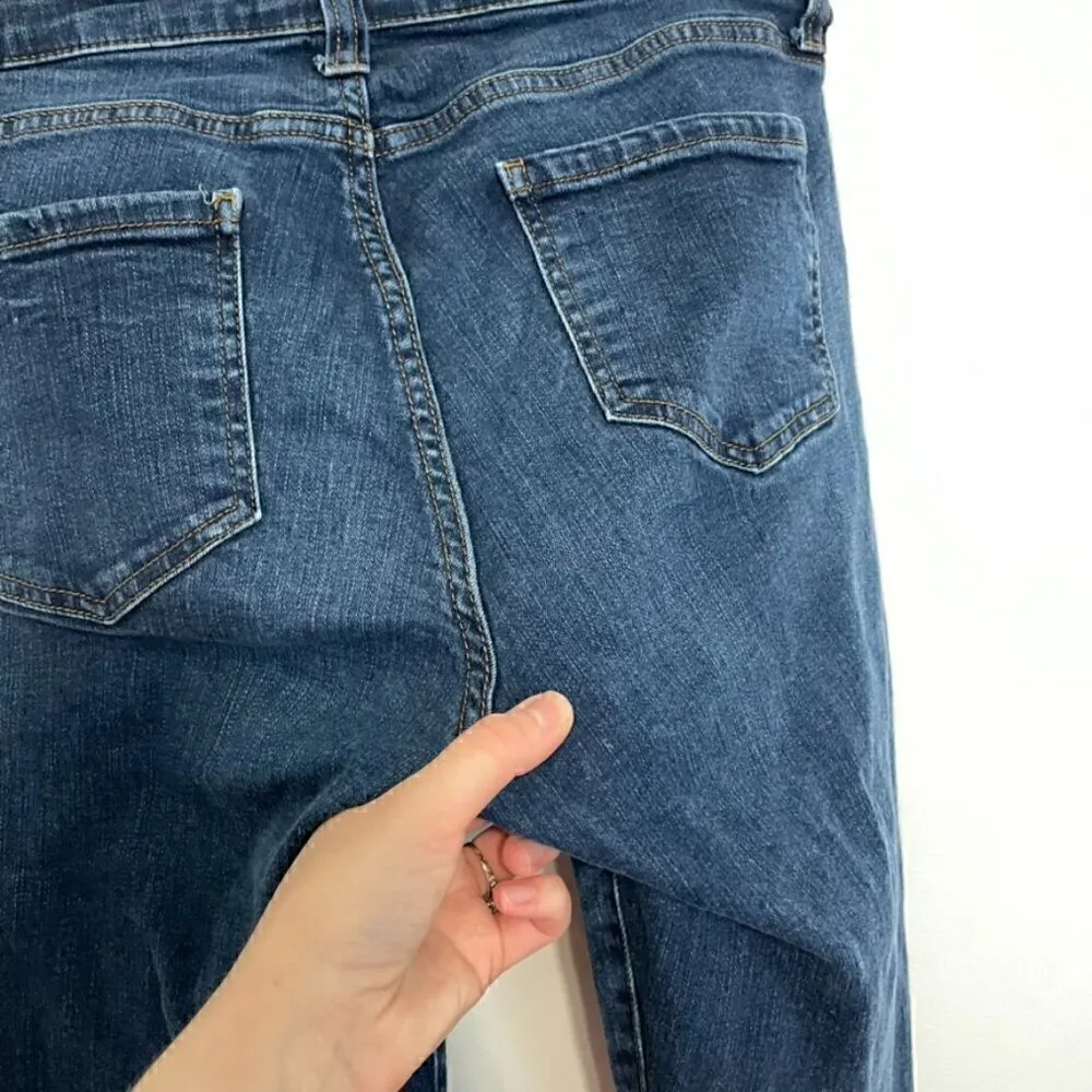 Kut From The Kloth  KFTK Carlo Ankle Skinny Jeans Dark Wash Raw Hem Cropped Crop - Image 17