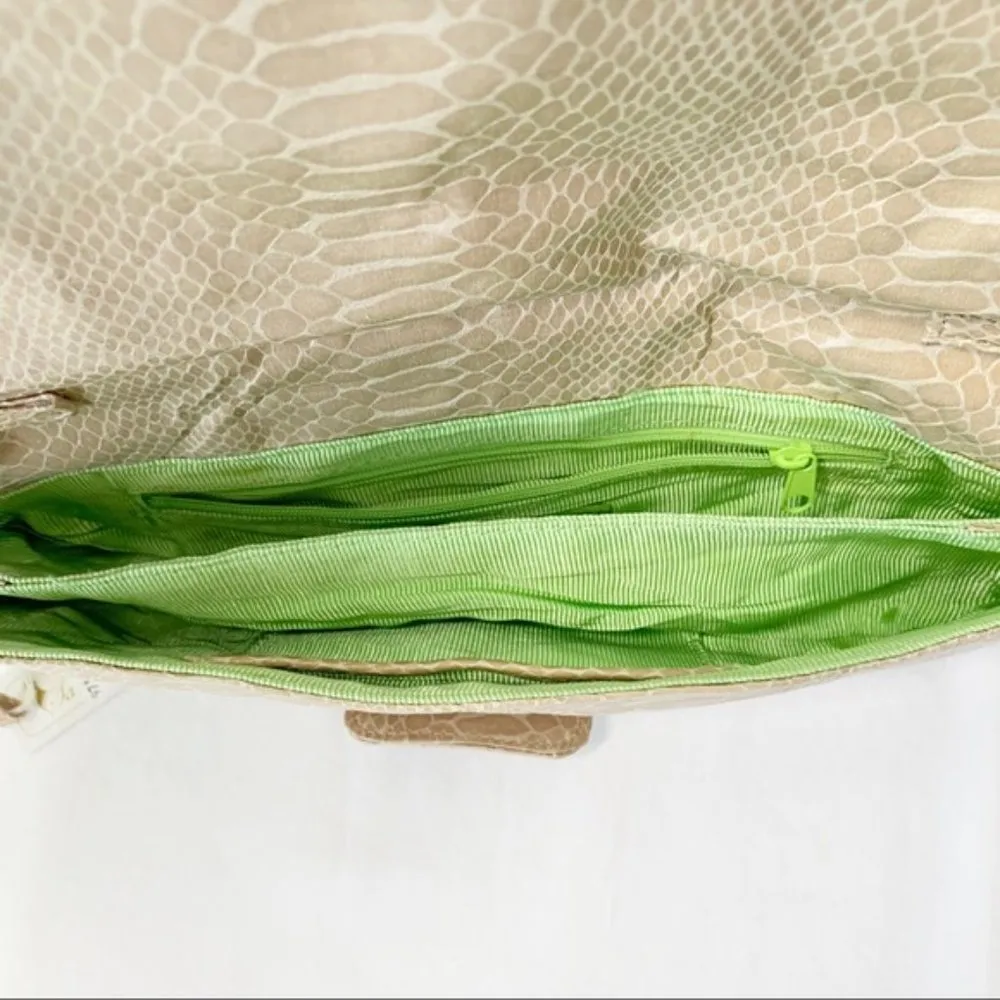 Samoe Bowtie Faux Snakeskin Clutch / Crossbody - Image 5