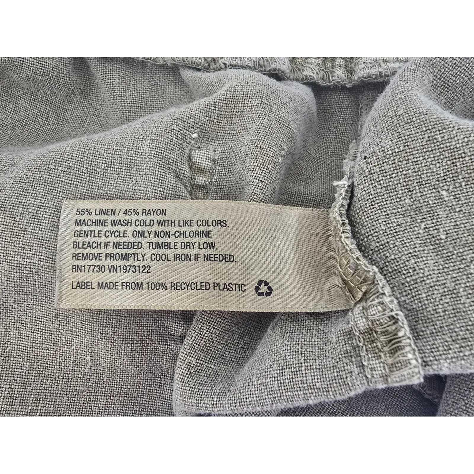 Universal Thread Womens XL Olive Green Casual Linen Blend‎ Drawstring Shorts - Image 4