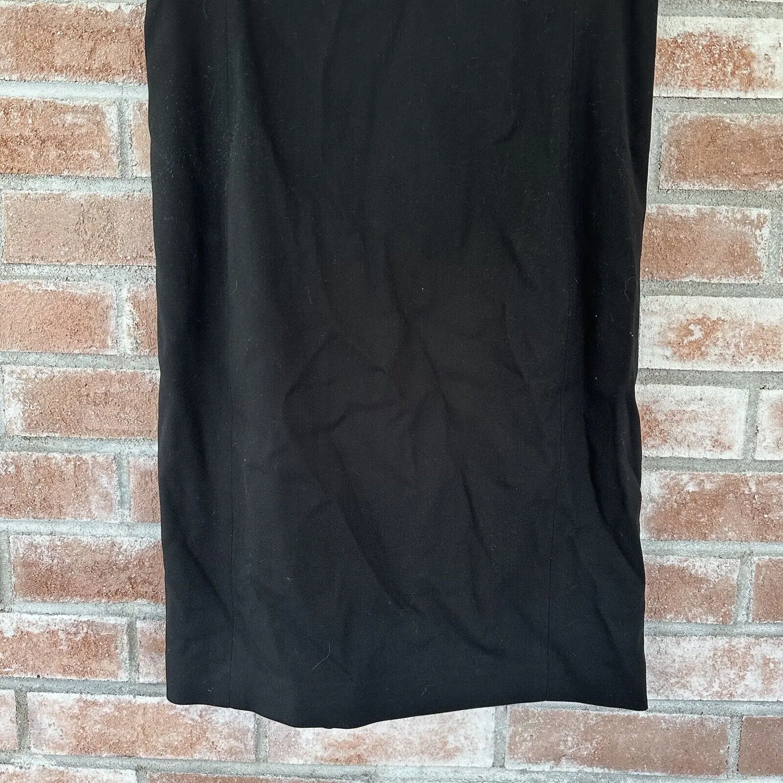 Ralph Lauren Black Label Virgin Wool Calf Hair Sheath Dress Leopard Print Size 6 - Image 4