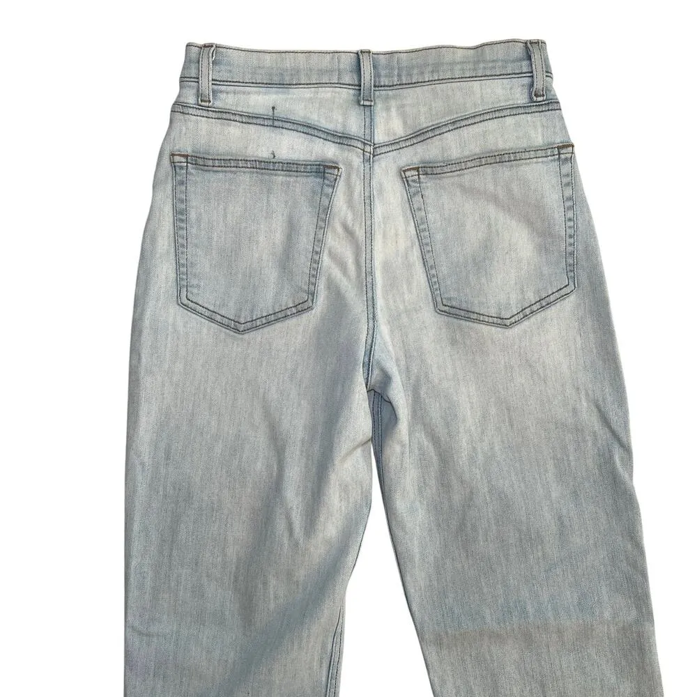 Reformation Claudia High Relaxed Jeans St. Lucia Wash Size 26 Small Spots - Image 11