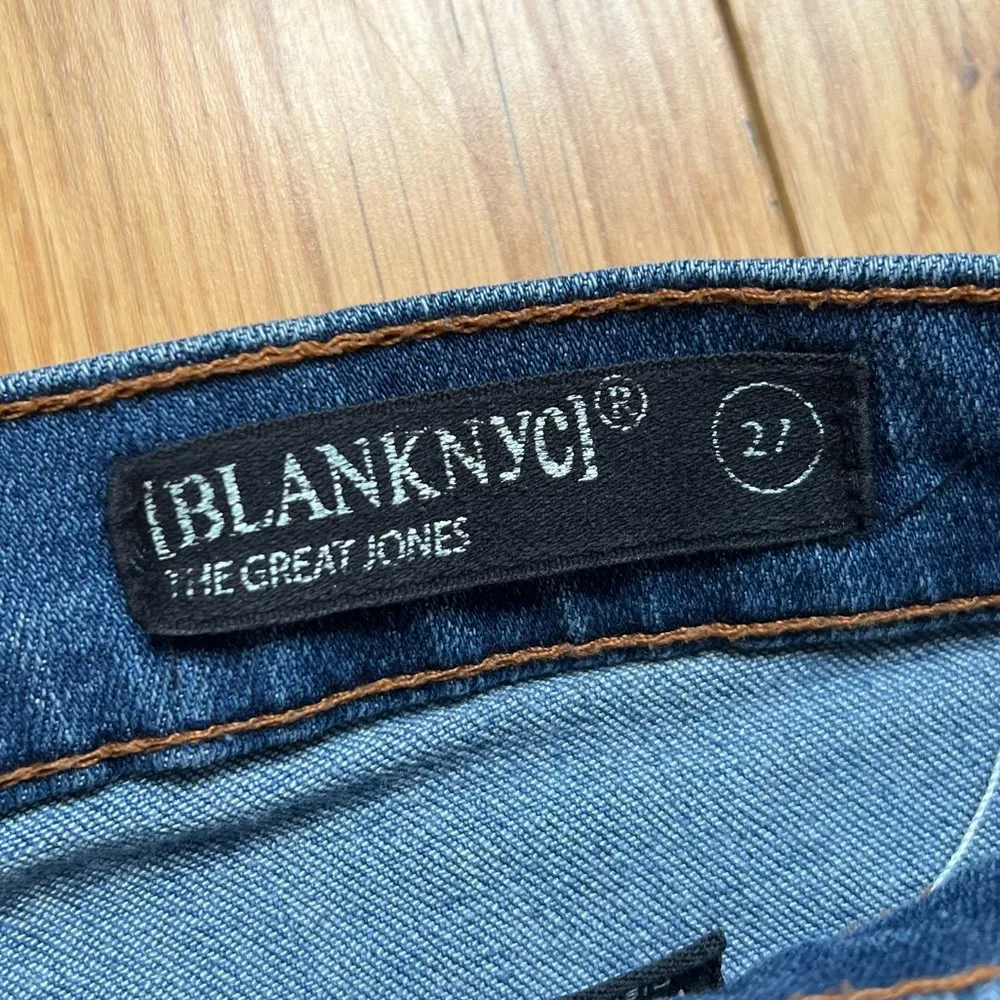 Blank NYC The Great Jones High-Rise Skinny Distressed Fitted Denim Jeans Size 27 - Image 5