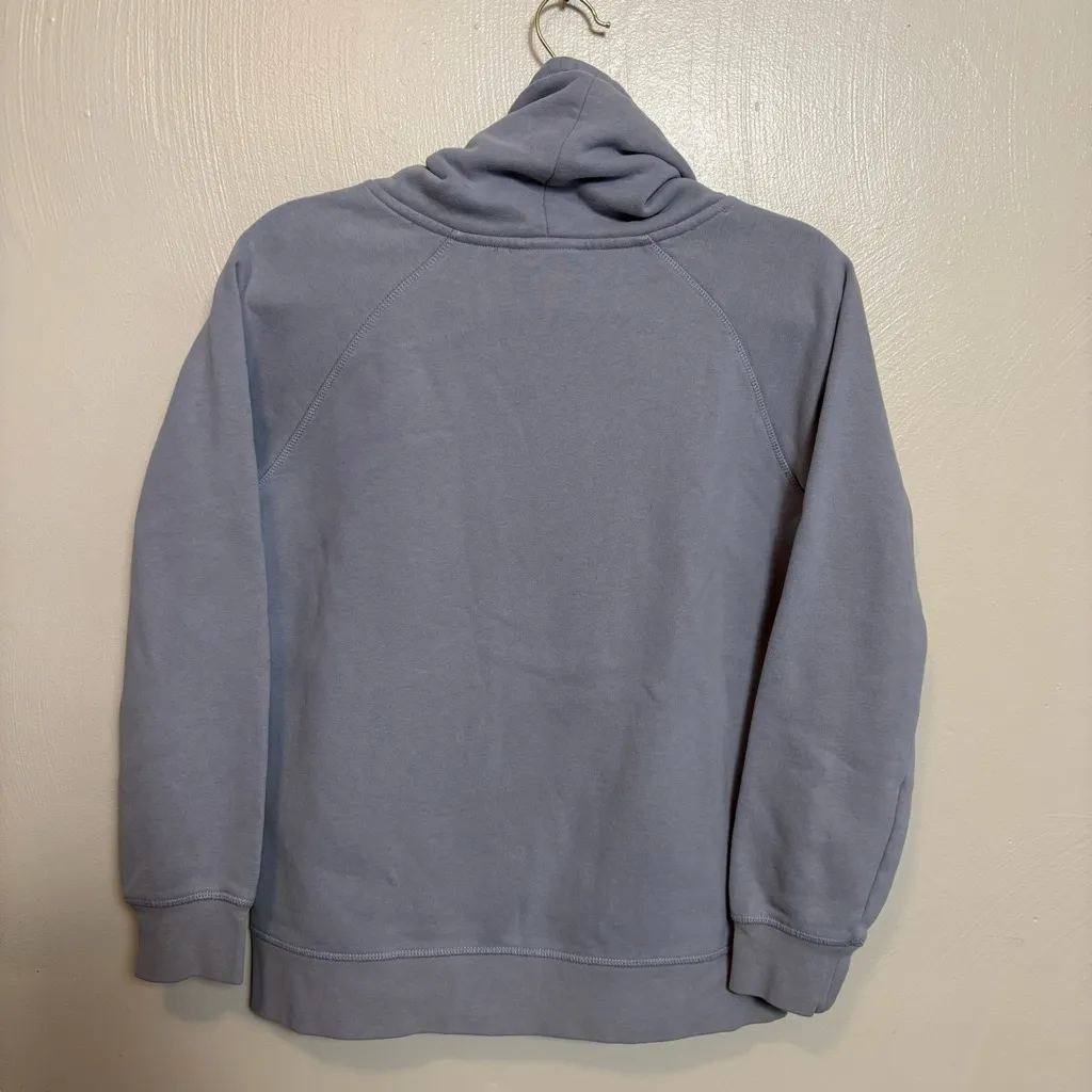 Burton Womens Sweatshirt Cowl Neck Drawstring Kangaroo Pocket Lilac Purple Small - Image 5