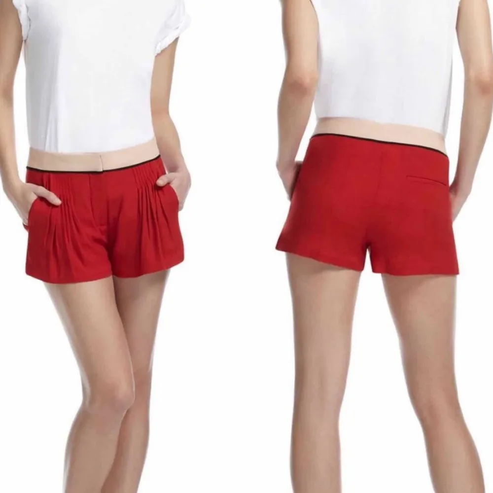 A.L.C. Kent Shorts, Red Multi, Size 6 - Image 2