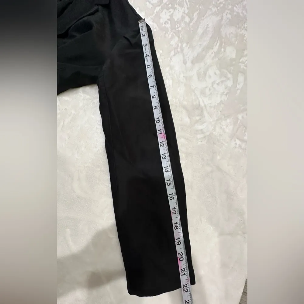 Lauren Ralph Lauren 100% Silk  Black Formal Blazer Tailored Design size 2 Petite - Image 9