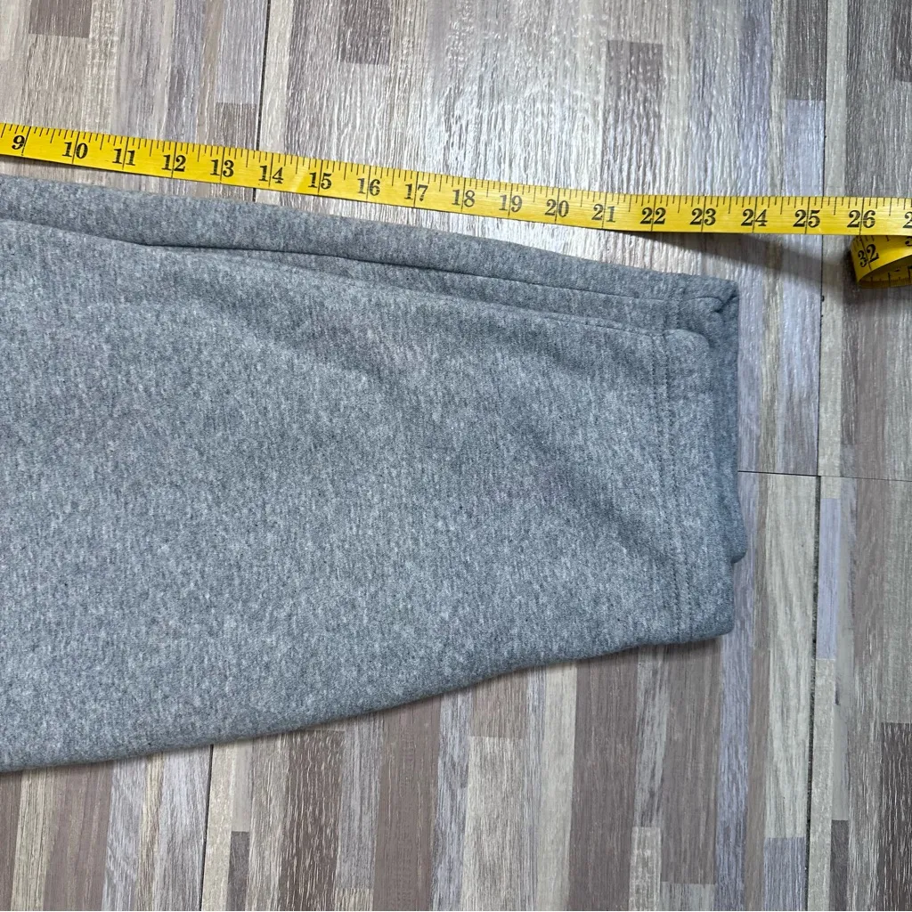 Nike Women's Heather Gray Fleece Sweatpants Joggers Size XXS - Image 8