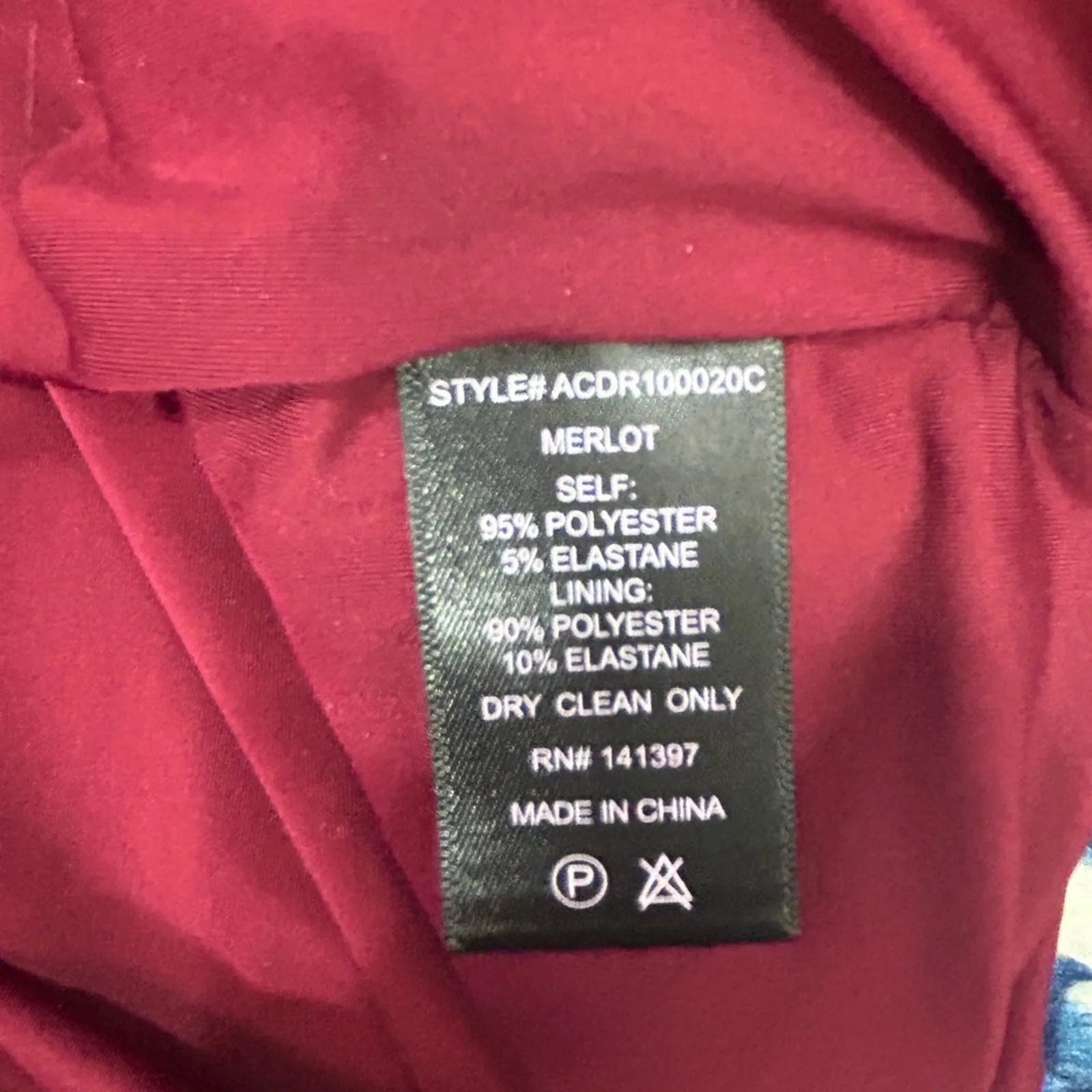 ASTR Velvet Wrap Dress Merlot Burgundy Long Sleeve Cocktail Wedding Size Small - Image 14