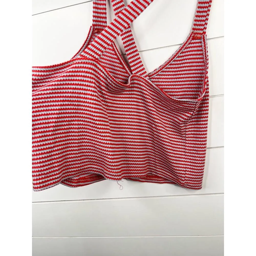 Lumiere Red Blue Striped Cross - Image 5