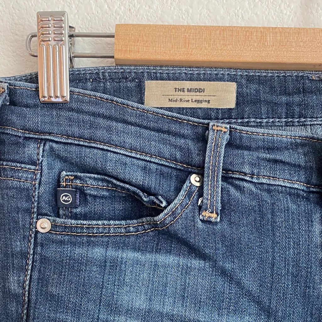 ☀️Flash Sale! AG Adriano Goldschmied Middi Mid-Rise Jegging Skinny Jeans - 24R - Image 3