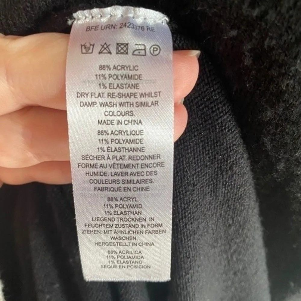 French Connection Black Maxi Sweater Dress - Image 11