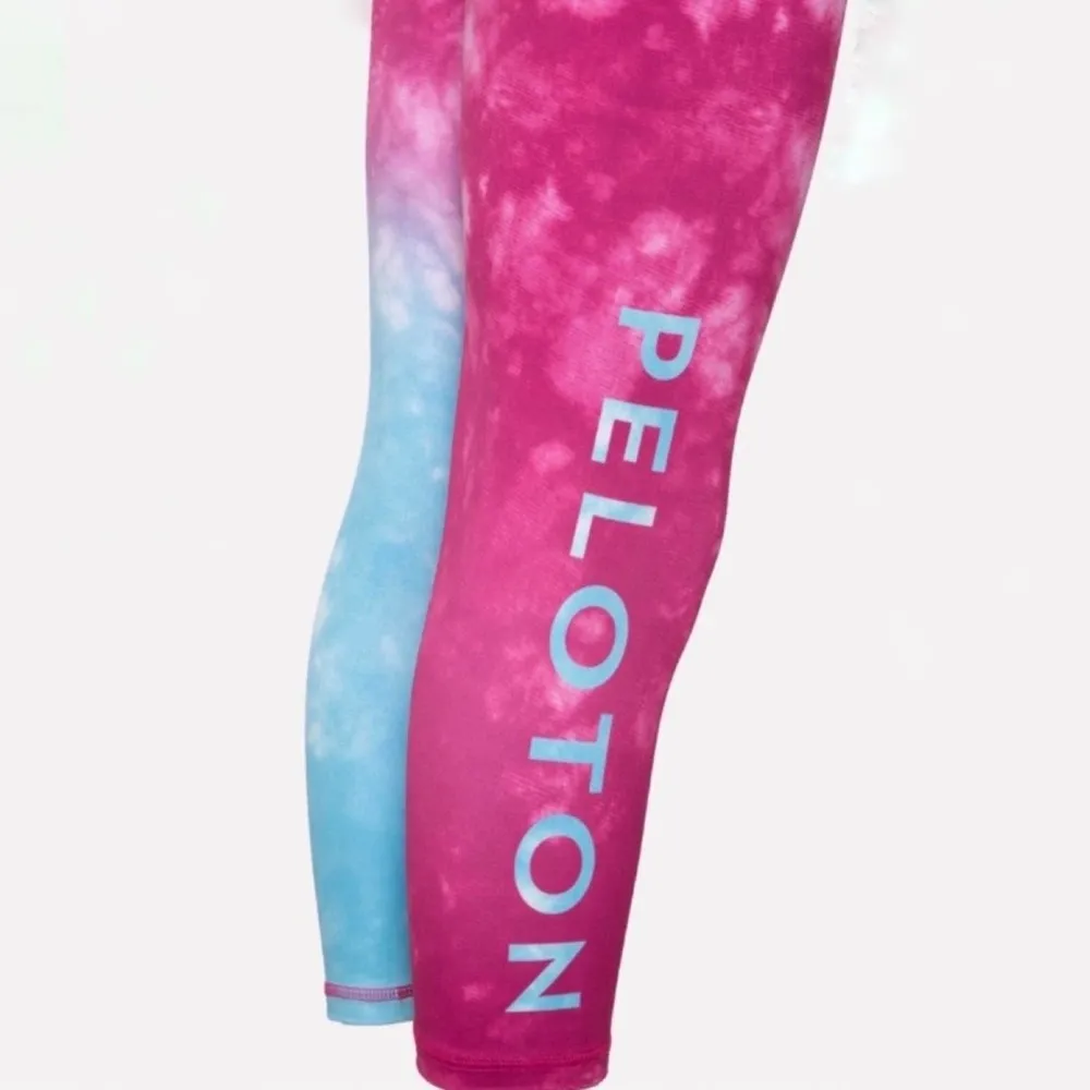 Peloton MFW S Ombre Mist Capri Legging Miami Fit Wear Kali Pink Blue Workout - Image 2