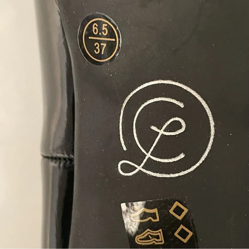 Chinese Laundry Open Toe Black Heels - Image 16