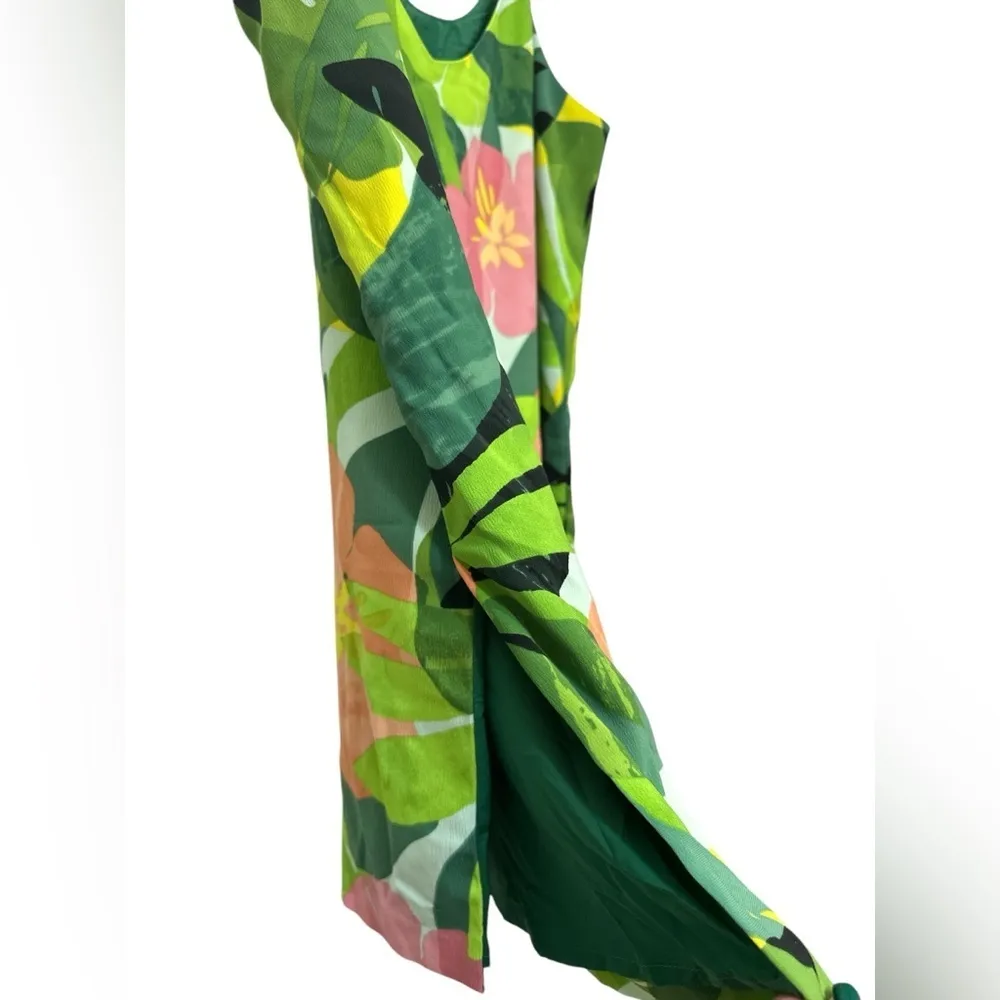 Green Floral pattern Eliane Rose Women's Adjustable Straps NWT - Image 3