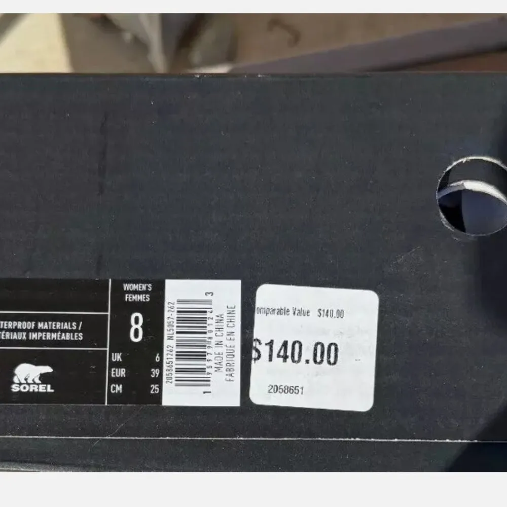 Sorel Size 8 Women's Out N About Pull on Wedge Canoe Sea Salt - Image 3