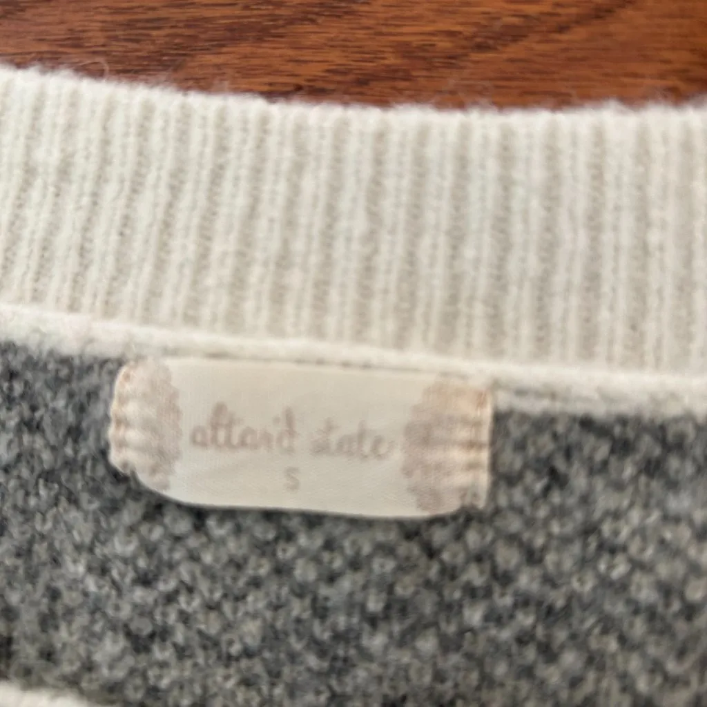 ALTAR’D STATE Leopard Print Oversized Crewneck Sweater Size Small - Image 3