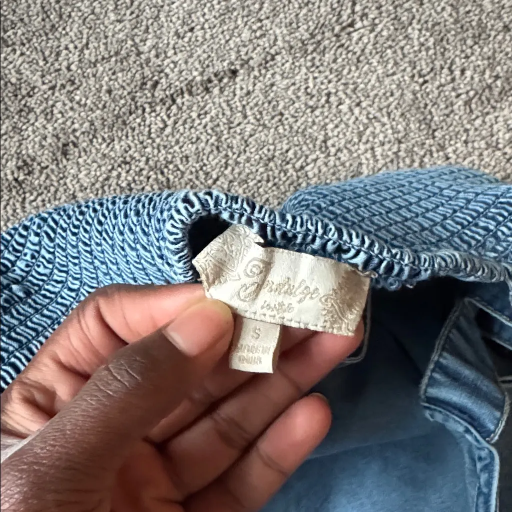 Indulge Denim Jumpsuit SIZE S - Image 4