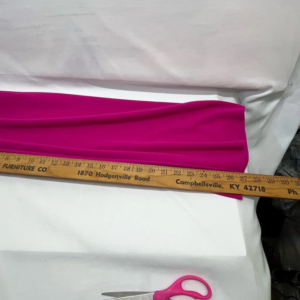 CRYSTAL SKY SLEEVELESS ELEGANT JUMPSUIT‎ S HOT PINK PREOWNED - Image 9