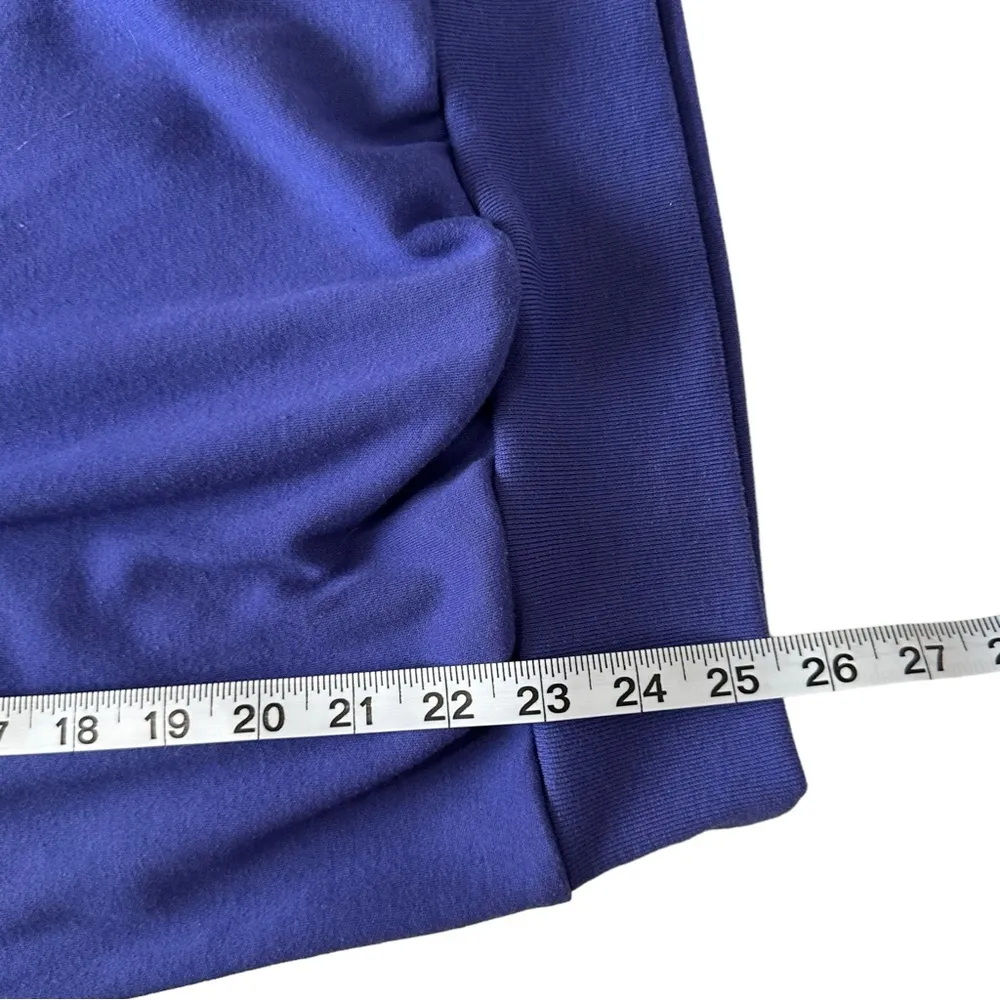 Vintage 80s Purple Fringe Western Southwestern Shoulder Pads Sweater Medium - Image 10