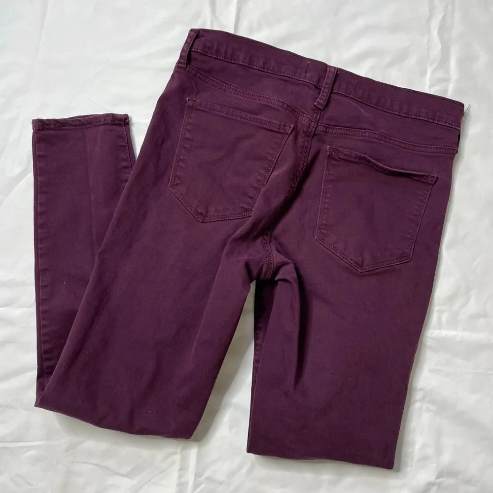 Gap Maroon Easy Leggings Pants - Image 4